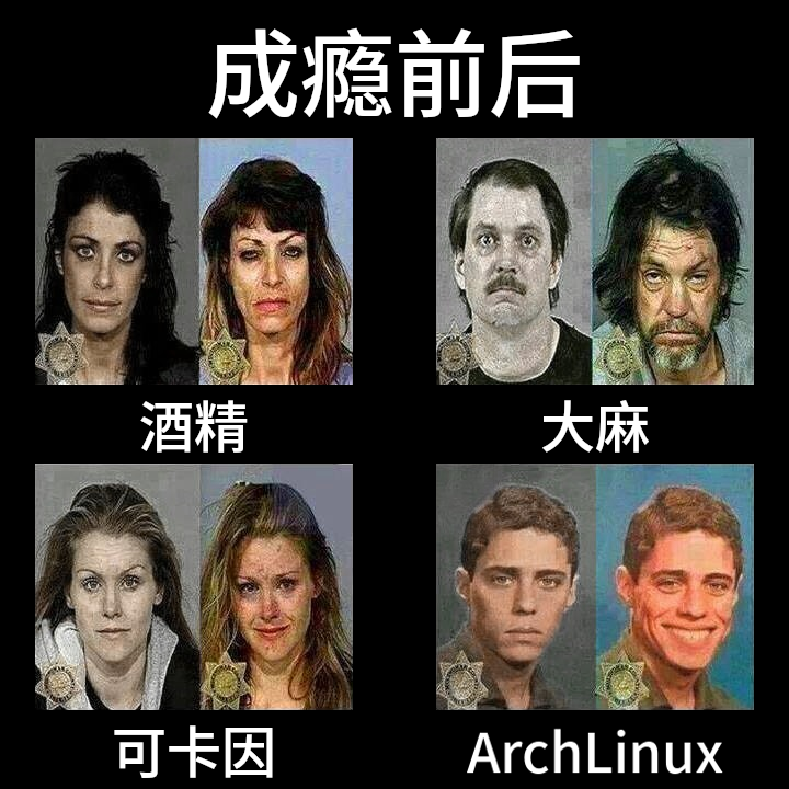 成瘾前后例图